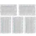 AZDelivery 5 x Mini Breadboard 400 Pin mit 4 Stromschienen kompatibel mit Arduino und Jumper Wire Kabeln