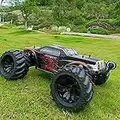 1:10 Scale Remote Control Car Truck, 80+ KM/H High Speed RTR RC Truck, 2.4GHZ Radio Controlled Electric RC Car, 4WD 4x4 Off Road Monster Truck for Adults, IPX7 Waterproof Racing Vehicle Truck