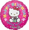 Anagram International Hello Kitty Happy Birthday Foil Balloon, 18", Multicolor