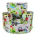 Bean Lazy Cotton Transport Road Map Bean Bag Arm Chair with Beans Toddler Size