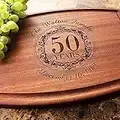 Straga Handmade Cutting Board Personalized Elegant Anniversary Design #011- Anniversary & Birthday Gift for Couples-Family-Parents-Wife-Husband-Friend-Colleague