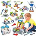 167PCS Building Blocks STEM Toys for 5 6 7 8+ Year Old Boys Birthday Gifts Educational Autistic Toy Building Set Stem Projects for Kids Ages 5-7 4-8 6-8 8-10 Creative Learning Games Steam Activities