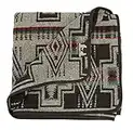 Ruth&Boaz Outdoor Wool Blend Blanket Ethnic Inka Pattern(P)（B-Beige,Normal