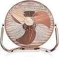 Brandson - Macchina del Vento - L'Originale Super Ventilatore - Largo 53,5cm - 3 - Livelli di Potenza - 160W di Potenza Max - Design Retro - Rame