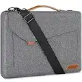 DOMISO 14 Inch Laptop Sleeve Water Resistant Computer Case Protective Notebook Bag Portable Carrying Bag for 14" Notebook / 14" Lenovo ThinkPad E480 / Yoga 920/13.5" Microsoft Surface Book, Grey