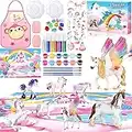 VIPNAJI Manualidades Kit Niños Juguetes, Creativo Unicornios para Pintar,Cumpleaños Navidad Regalo para Niña 3 4 5 6 7 8 9 años