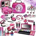 inder Make Up Set Mädchen - Kinder Schminkset Mädchen Spielzeug, Sicheres und Ungiftige Makeup Geschenk für 4 5 6 7 8 9 10 jährige Mädchen Weihnachts Geburtstags Geschenke