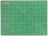 Elan Cutting Mat A2 Green, 5-Ply Craft Mat, Self-Healing Cutting Board Craft, Art Mat, Self Healing Cutting Mat 60 x 45, Dressmaking Accessories for Sewing, Quilting, and Crafting