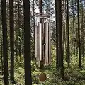 LACHIKA 50 inch Extra Large Wind Chimes Deep Tone Sound Like Church Bell for Outside Outdoor Christmas Copper Vein 1pcs