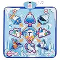 Dance Mat Toys for 3-12 Year Old Boys Girls, Christmas Dance Pad, Music Mat for Kids with 7 Modes, 5 Challenge Levels, Built-in Song, 3 4 5 6 7 8 9 10 Year Old Girl Birthday Gifts