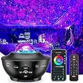 Galaxy Projector Star Projector For Bedroom, Starry Night Light Projector For Kids, Large Coverage Star Projector For Ceiling, Built in Bluetooth/Music Speaker/Timer, Ideal Gift For Christmas Decor