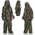 Mil-Tec Traje antifuego Ghillie Suit Anti Fire, 4 Piezas, Talla: XL