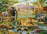 Ravensburger 12891 Animals of The Savannah 200 Piece Puzzle for Kids - Every Piece is Unique, Pieces Fit Together Perfectly