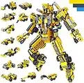 Robot STEM Building Toys for 6 7 8 9 10 11 Year Old Kids, 573 pcs Construction Toy Engineering Building Bricks Construction Vehicles Kit Birthday Gift for Boys Girls Age 6-12 Year Old