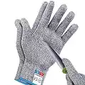 1Pair Cut Resistant Gloves Work Gloves Safety Gloves Cut Proof Gloves Level 5