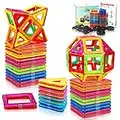 KALOISYHE Magnetische Bausteine Spielzeug ab 3 4 5 6 Jahre alte Mädchen Junge Spielzeug für Kinder im Alter von 3-6 Jungen Mädchen Weihnachten Geburtstagsgeschenke