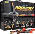 Kids Bow and Arrow Archery Set - Coolest Toys for Boys Age 6, 7, 8, 9, 10, 11 & 12 Year Old Boy Gifts - Cool Boy Toys Birthday Gift - Best Outdoor Kid Sports Play Toy