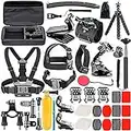 NEEWER Kit di accessori per action cam 50 in 1 compatibile con GoPro Hero 11 10 9 8 7 6 5 4 GoPro Max GoPro Fusion Insta360 DJI Osmo Action Action 2 AKASO e altro