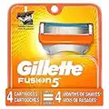 Gillette Fusion5 Men's Razor Blades, 4 Blade Refills