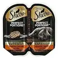 Sheba Perfects Portions Multipack Cuts in Gravy,Roasted Chicken Entree (6-Trays) (Total 12-Individual Servings)