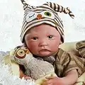 Paradise Galleries Preemie Real Baby Doll That Looks Real Hoot Hoot, 15 inch Reborn Boy Doll, GentleTouch Vinyl & Weighted Body, 6-Piece Gift Set