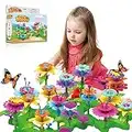 Girls Toys Flower Garden Building Toys for 3 4 5 6 Years Old Girls and Boys Toddlers Kids Gifts for 3+ Years Old Birthday Christmas Building Block Toys for Indoor &Outdoor Education Stem Toys-102PCS