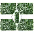 DOEWORKS Expandable Fence Privacy Screen for Balcony Patio Outdoor, 4PCS Faux Ivy Fencing Panel for Backdrop Garden Backyard Home Decorations