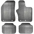 Carsio Tailored 4 Piece Rubber Car Mat Set 4 Clips TO FIT - Jeep Renegade 2015+ Onwards