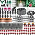 Système d'irrigation Jardin, 340Pcs Kit d'irrigation Goutte, 55m+15m Kit Arrosage Automatique,Kit d'irrigation Goutte à Goutte Système d'irrigation pour Jardin pour Jardin pelouse Serre Plantes