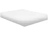 NIYS Luxury Bedding 100% Egyptian Cotton 40CM/16 Extra Deep Fitted Sheets (White, Double)