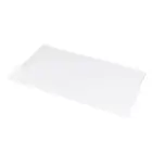 Amazon Basics Banded Bathroom Bath Rug Mat, Bright White, 31" L x 20" W