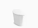 Kohler K-5401-PA-0 Veil Comfort Height Skirted One-Piece Elongated Dual-Flush Intelligent toilet, White