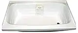 Kinro Composites Lippert 209678 Kinro ABS RV Full Tub - 24" x 40", Right Hand, White