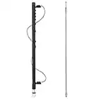 ABBREE HF-3 Multi-Band HF VHF (80m-6m) 3.5-50MHz Wideband Ham Amateur Mobile Radio Telescopic Antenna