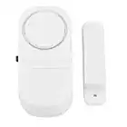 Alarma para puerta, timbre inalámbrico seguridad para el hogar detector de puertas y ventanas, cerradura con defensa antirrobo, accesorios alarmas de home y casa (BLANCA)