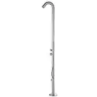 PULSE ShowerSpas 1055-SSB Wave Outdoor Brushed Stainless Steel Shower