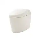 TOTO MS988CUMFG#01 NEOREST RH Dual Flush 1.0 or 0.8 GPF Toilet with Intergeated Bidet Seat and EWATER White-MS988CUMFG, Cotton White