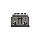 Cuisinart CPT-180BKS Classic 4-Slice Toaster, Black/Stainless Steel