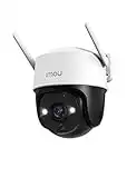 Imou 360° Cámara Vigilancia WiFi Exterior, PTZ Cámara IP 1080P, AI Detección de Humana, Seguimiento Automático, Sirena, Visión Nocturna Color 30M, Audio Bidireccional, IP66, Compatible con Alexa