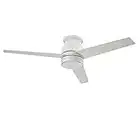 Ceiling Fans with Lights APP Control, 52” Flush Mount Ceiling Fan Smart with Alexa/Google Home/Siri |Reversible|Schedule|Needs Neutral Wire