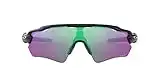 Oakley Men's OO9208 Radar EV Path Rectangular Sunglasses, Polished Black/Prizm Golf, 38 mm