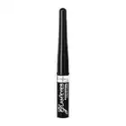 Rimmel London Glam'eyes, Delineador de oyos líquido tono 001 Black Glamour, 3.5 ml