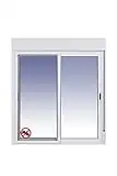 Ventanastock Ventana Aluminio 1000x1155 Corredera Con Persiana de PVC 2 hojas con Mosquitera