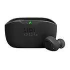 JBL Wave Buds, In-Ear Wireless Earbuds with IP54 and IPX2 Waterproofing, Powerful Bass and 32 hours Battery Life, in Black