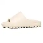 Unisex Slide Sandal Men Women Summer Slippers House Shoes for Adult Couples Indoor Outdoor, Beige EU41