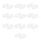 Plaquettes de Nez de Coussin Gonflable Coussinets de Nez Adhésifs pour Lunettes Coussinets de Nez Antidérapants Coussinets de Nez de Chambre à Air (10 Paires)（C）