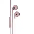 Mooov 493163 - Auriculares con Cable 1,2 Metros y micrófono in-Ear, Sonido estéreo Galaxy, Huawei, XiaoMi, PC, MP3/MP4 Android y Dispositivos con Conector Jack 3,5 mm, Rosa