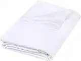 Utopia Bedding Drap Plat 2 Personnes (270 x 290 cm, Blanc) - Tissu Polyester-Microfibre Brossé Doux - pour Lit Taille 180 x 200 cm