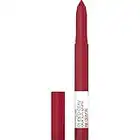 Maybelline Super Stay Ink Crayon Lipstick, Precision Tip Matte Lip Crayon with Built-in Sharpener, Longwear Up To 8Hrs, Check Yourself, 1.2g