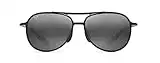 Maui Jim Alele Bridge Brille, Gloss Black, 60/16/140, Unisex, Erwachsene, Schwarz glänzend